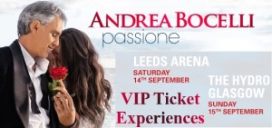 Andrea Bocelli VIP Tickets