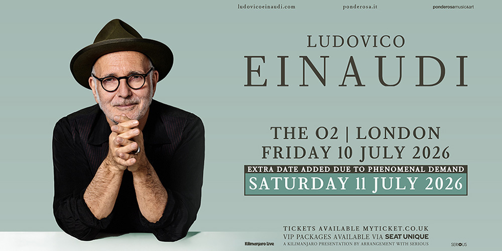 Ludovico Einaudi Tickets UK 2026