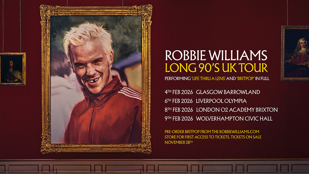 Robbie Williams 90's UK Tour Dates